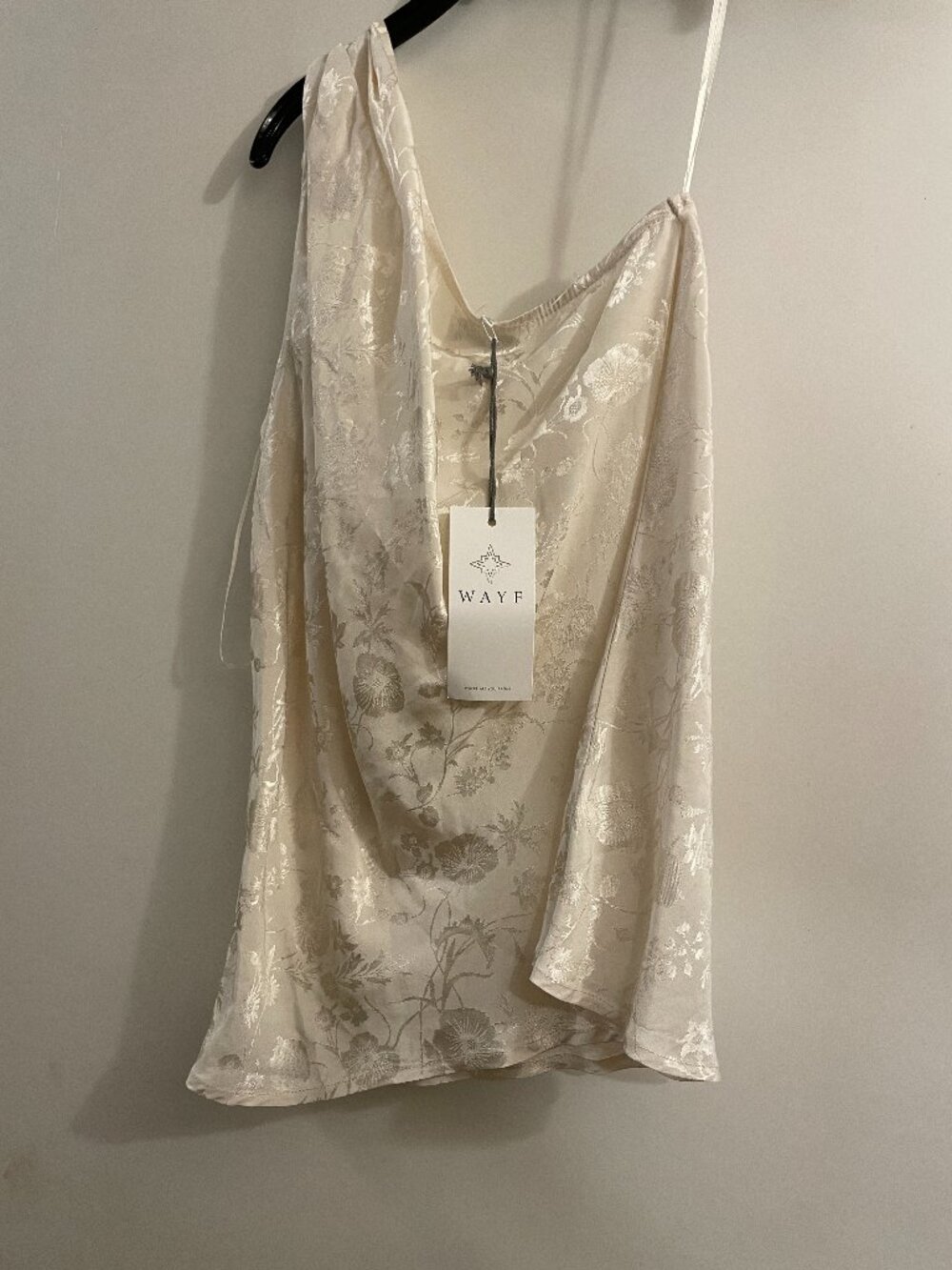 Off the shoulder ivory top